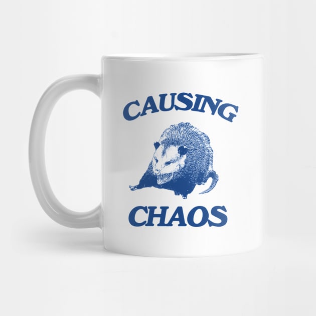 Opossum causing chaos shirt, Funny Possum Meme by CamavIngora